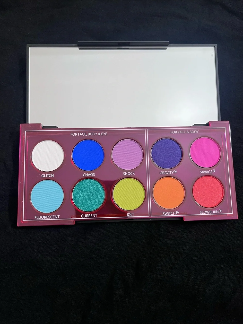 Urban Decay WIRED Palette with Bright Neon Lettering